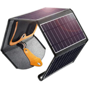 22W Portable Solar Panels with 2 USB Port