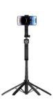 AS-Q18 Extendable Auto Face Tracking Tripod 360° Rotation with Light, No App